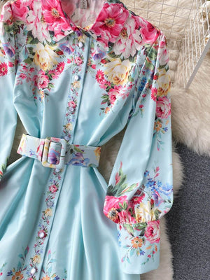 lantern runway floral dress Women's Summer Runway Embroidered Maxi Dress V Neck Lantern Sleeves Mesh Retro Party Dress Black at Amazon Women's Clothing store