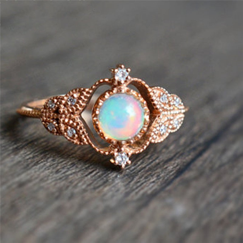 Elegant Opal Ring