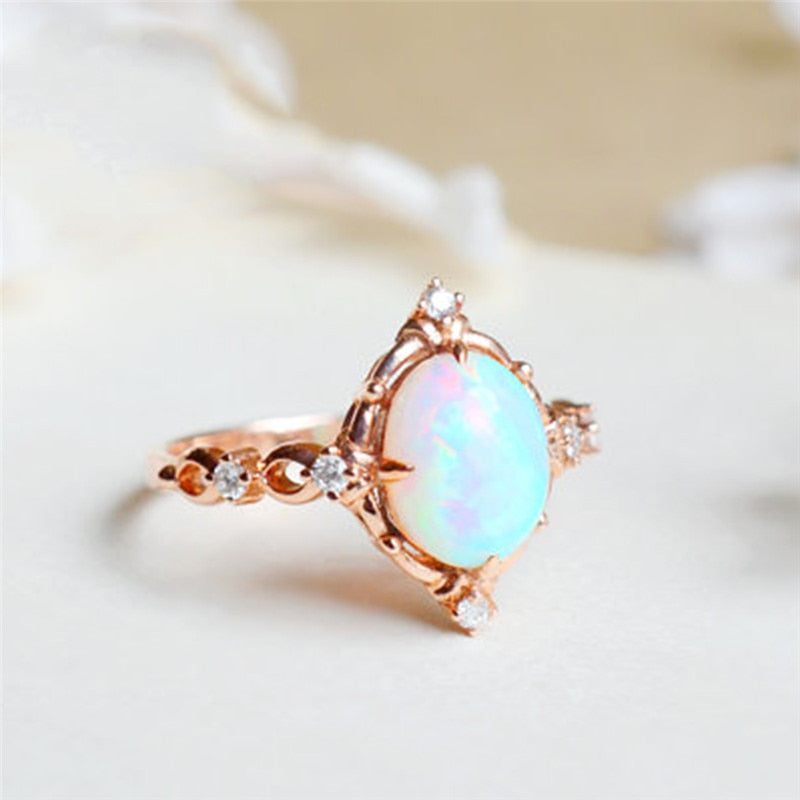 Fire Opal Ring
