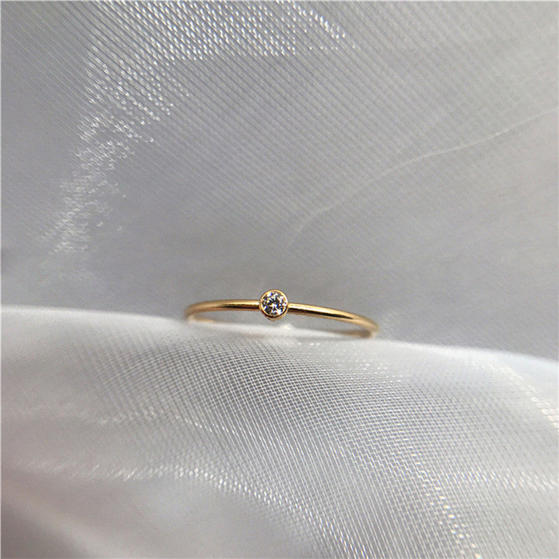 Crystal Simple Ring
