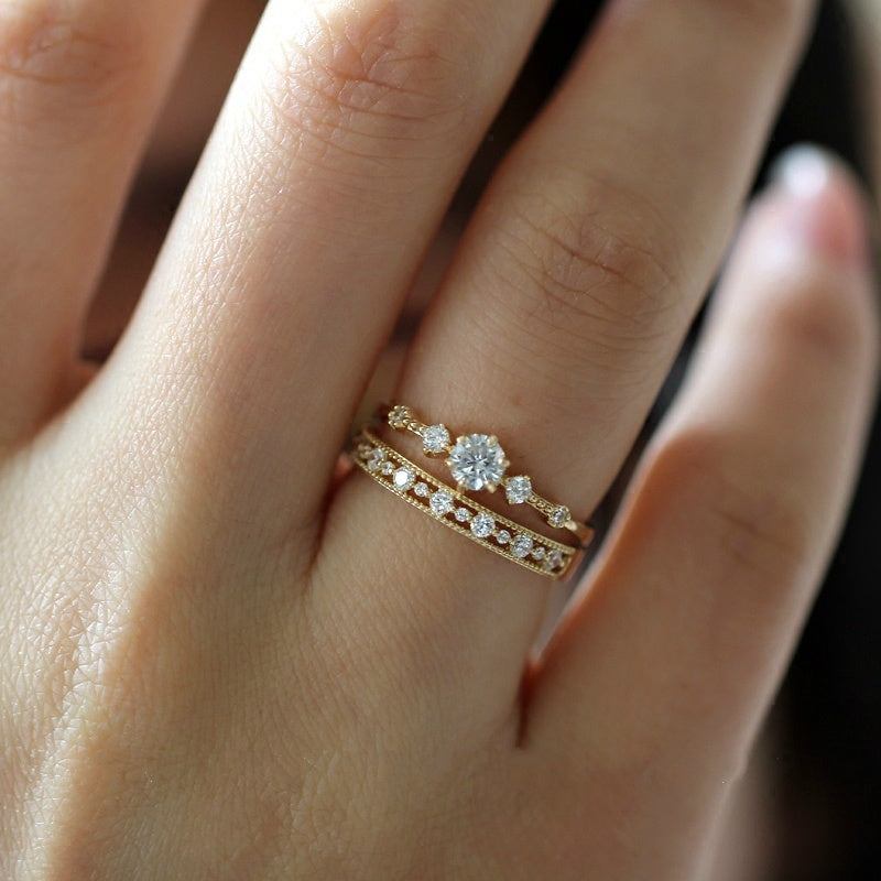 Dainty Snowflake Ring
