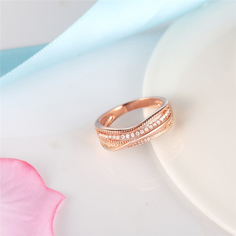Rose Gold Twist Ring