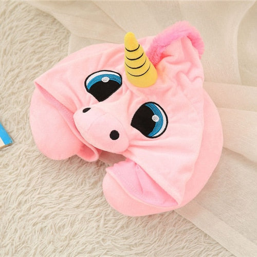 (Best Seller) Hooded Unicorn Neck Pillow – Cutie Gifts Store